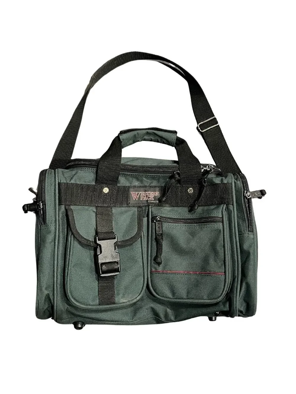 Western Pack Duffle Travel Bag Multiple Compartments Gear Bag Vintage